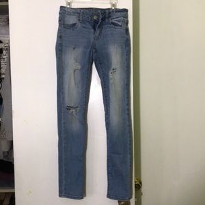 American eagle low rise skinny jeans